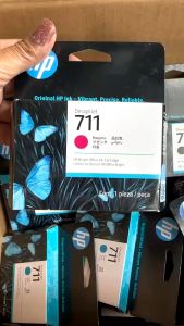 HP 711/711B Black/Tri-Color (ตลับหมึกสี/สีดำ) Original Ink Advantage ของแท้