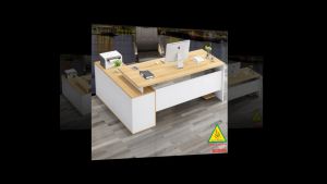 Bàn giám đốc gỗ MDF đơn giản  phong cách hiện đại BGD406 - NỘI THẤT LẮP RÁP VIENDONGADV