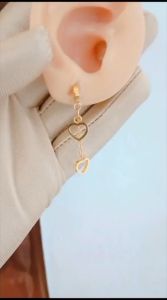 Anting Tusuk Jurai Panjang Titanium Anti Karat Tidak Luntur Selamanya