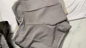 Quần đùi nữ lưng viền trắng 42kg đến 48kg quần short nữ lưng cao vải kaki mềm không co giãn QU23