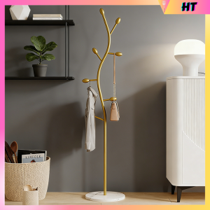 Tree-shaped Coat Rack Luxury Clothes Rack Bedroom Plate Rock Base Stand Hanger Rack
