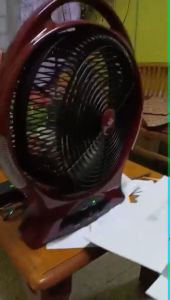 Sonia Gold Rechargeable Fan12 Inch Kipas Angin +Led Lighting+Low High Option+Moving Option+USB Port High Quality