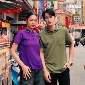 EG6187 เสื้อโปโลเบสิคแขนสั้น 99.95% ANTI-BACTERIAL (EGO SPORT)
