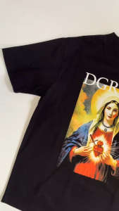 DGRAVE CREATIONS ON SOME DAYS I PRAY BLACK T-SHIRT