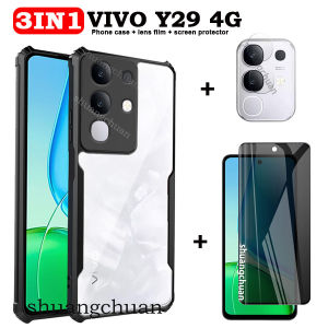 3in1 Fall-Proof Phone Case & VIVO Y29 Privacy Protector
