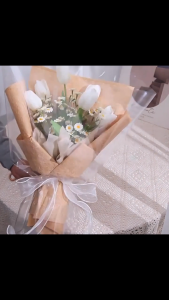 【48pcs】Flower Gift Packaging Plastic Flower Paper Bouquet Wrap Paper Transparent Waterproof Glass Paper Paper
