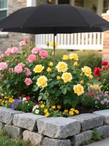 Outdoor plant sunshade 95cm diameter large fishing umbrella suitable for both sun and rain protectio