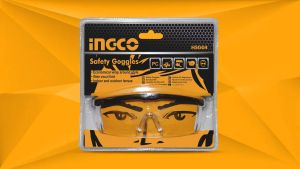 Safety Glass Clear INGCO HSG04 Goggle Google Kacamata Kaca Mata Proyek