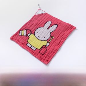 Adorable Antibacterial Kitchen Towel Pure Cotton Hanging Style Square Towel Child Towel 5 Layers Cloth Napkin Dustproof