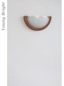 Vintage Wooden French Wall Lamp