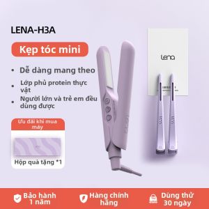 LENA | Dụng Cụ Uốn Tóc Mini Di Động Lena Small Board 2 Trong 1 Ủi Thẳng Và Xoăn Ủi Thẳng Cỡ Nhỏ Gọn Nhẹ Ủi Tóc Phía Trước 690