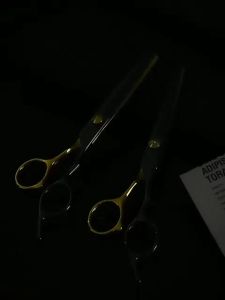 COD KIRIM CEPAT MrTiger Gunting Rambut Barber Professional Super tajam satu set 2 PCS - 440C