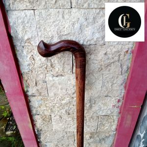 Tongkat jalan kayu Galih asem model payung A115