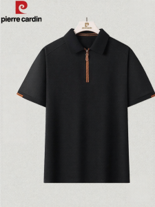Pierre Cardin | Áo Polo Nam Tay Ngắn Cổ Kéo Dây