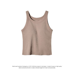 Mooti | Áo Ngắn Dáng Crop Không Tay Có Bra Đính kèm