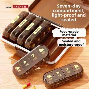 FUXINZHI | Reminder Pill Box Portable 7-Day Medicine Organizer
