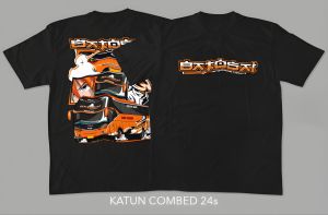 KAOS ANAK BISMANIA TUNGGAL JAYA BATOSAI BAHAN KATUN COMBED 24S