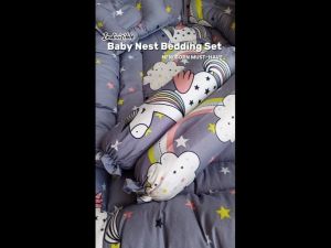 6in1 Jumbo Reversible Baby Nest Bed Set Canadian for Newborn Baby Girls and Boys | Crib not included