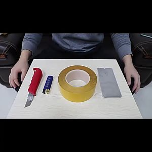 50Meters/roll Tape High Temperature Resistance PET Double Sided Tape No Trace Transparent Heat Resistant Strong Double-Sided Adhesive Tape