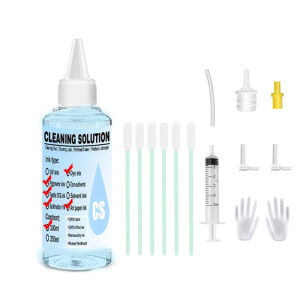 100ML Power Cleaning Liquid Inkjet Printer Head Cleaning Kit Suit Dye Pigment Sublimation Ink For Epson/HP/Canon/Brother Printer