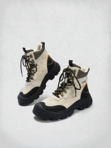 Jeep | Giày Boots Ngắn Chống Trượt Bền Phong Cách Vintage Đế Dày