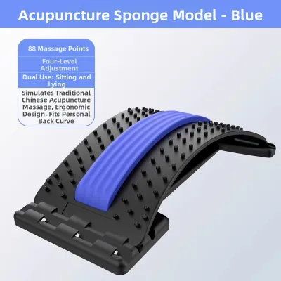 GUOQI | Back Lumbar Massage And Stretching Waist Cushion