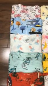 Bộ Cotton Lưới Dài Tay Bé Gái Bé Trai Bin Sports QATE017