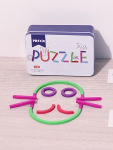 Kids Wooden Ring Early Education Shape Board Kindergarten Wooden Creative Puzzle Building Blocks Match Montessori Education Toys