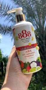 888 Total Whitening Body Lotion 10x Whitening Lotion with SPF Sun Protection Original From Thailand