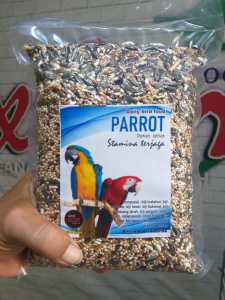 Pakan Burung Macau Kakak tua Sun Conure Kaya Nutrisi exCor 1 KG