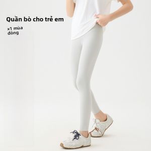 MiiOW | Quần dài tập yoga Shark Catman dành cho trẻ em mùa xuân thu cạp cao không đường may không bị lật dài quần thể thao