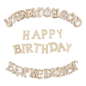 100pcs Letters Wooden Alphabet Number Wedding Embellishments Scrapbooking Gifts Cardmaking Craft DIY Decor Wood Sign Random Mix