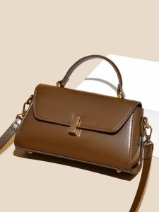 Fansi Man Womens Bag 2025 New Style Underarm Commuter Small Square Handbag Crossbody Shoulder Bag Soft PU Leather Purse