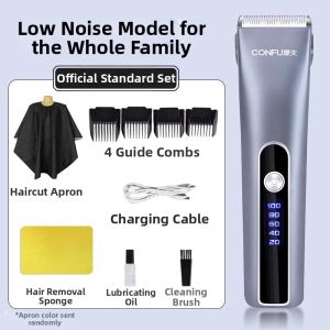 CONFU | Professional Electric Hair Clipper Haircut Machine Adult Children Barber Shop Tool Hair Trimmer Device 220V KF-T124a