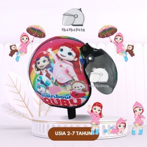 Helm Bogo Anak SNI 2 3 4 5 6 7 8 Tahun Lucu Mixue Kuromi cinnamoroll Melodi Dinosaurus Lotso Viral