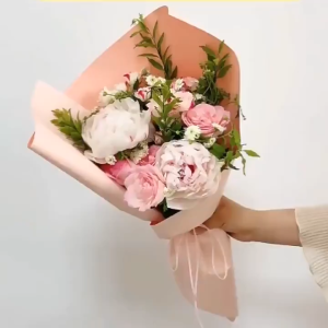 20PCS English Flower Wrapping Thickened Gift Wrapping Paper Romantic DIY Gift Bouquet Wrapper