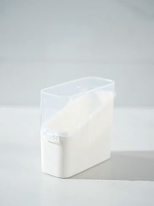 Japanese Style Cheese Slice Storage Box / Refrigerator Container with Dust Cover / Kitchen Food Preservation Cases / Tea Bag Coffee Organizer