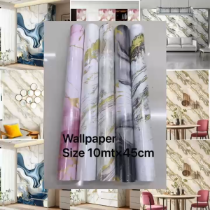 pvc Waterproof PVC self-adhesive wallpaper bedroom warm wall stickers living room dormitory stickers background wall paper decorative painting 10meters x 45cm