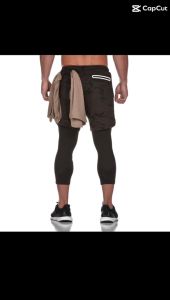 FAZROCK.CO / Base Layer Pria 7/8 Legging Pria Legging Cowok Legging Sport Pria Celana Legging Pria 3 4 Manset Kaki Legging Cowok Celana Running Pria Lejing Olahraga Celana olahraga laki-laki Celana olahraga pria Legging  pria sport bola Celana manset pria