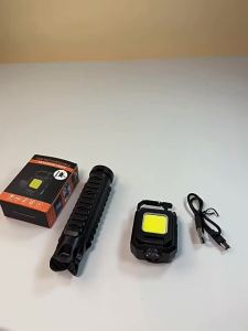 Đèn LED Mini Móc Khóa XPE COB Đèn Làm Việc Bỏ Túi Sạc USB Đèn Pin Khẩn Cấp Dùng Cho Ngoài Trời Cắm Trại Câu Cá