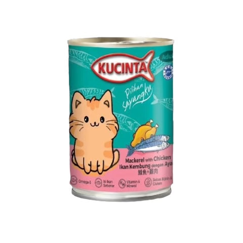Kucinta Cat Canned Food 400g - Cat Wet Food (5 Flavors) [Local Stock]