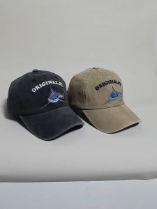 Mũ Bóng Chày Nữ Snapback Mũ Nam Xương Hip Hop Nam Nón Cotton Mỹ Cờ Cá Mập Nam Mũ Muzini MLT25