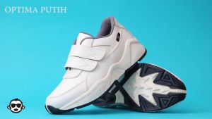 DECKS KIDS SEPATU ANAK PEREMPUAN DAN LAKI LAKI OPTIMA PUTIH SNEAKER DEWASA SIZE 36-37