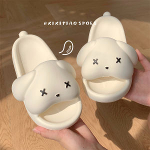 Summer Outdoor Childrens Slip-On Shoes Anti-Slip Cute Doggy Sensation Fashionable Flat Sandals for Boys And Girls Beach Wear