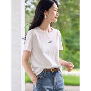 MOHANYIMEI | Summer Stylish Korean Fashion Letter Decor T-Shirt