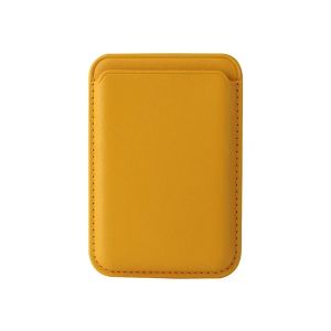LS | For Magsafe Wallet Leather Magnetic Card Holder Case For iPhone 17 Pro Max Samsung S26 Ultra Macsafe Card Holder Slots Accessory