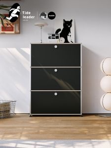 Luxurious Elegant Black Dresser