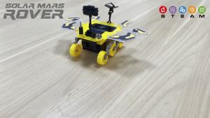 Mô Hình Stem Robot Tự Hành Thám Hiểm Khám Phá Sao Hỏa Mặt Trăng Xe Chạy Bằng Pin Năng Lượng Mặt Trời
