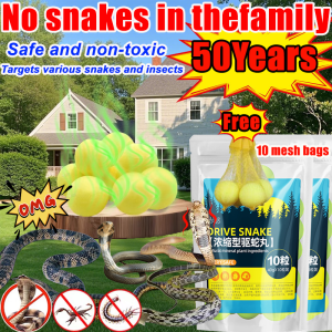 2025 New Long-Lasting 400g Snake Repellent Pills with 10 mesh carry bags Non-Toxic and Weather-Resistant Snake Deterrent for Outdoor/Garden Use