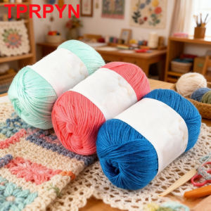 1Pc 50g Silk yarn for hand Knitting Cotton Crochet Thread Tricots Diy Knit Socks sweater blanket Hilos Para Tejer A Ganchillo